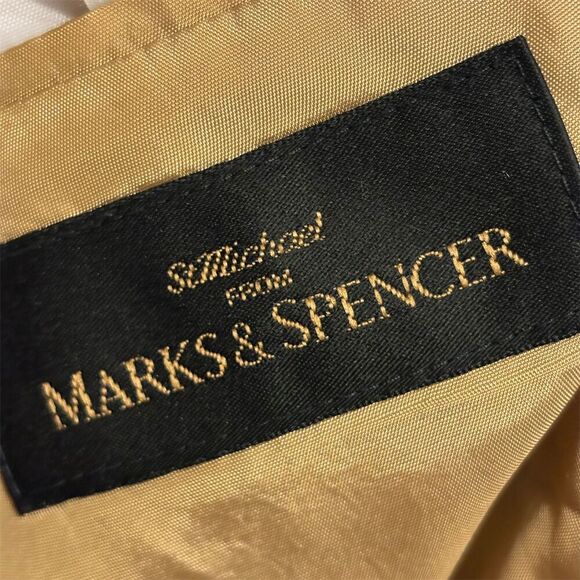 Vintage Marks & Spencer Men's Blazer Gold Medium Classic Formal - Picture 5 of 10